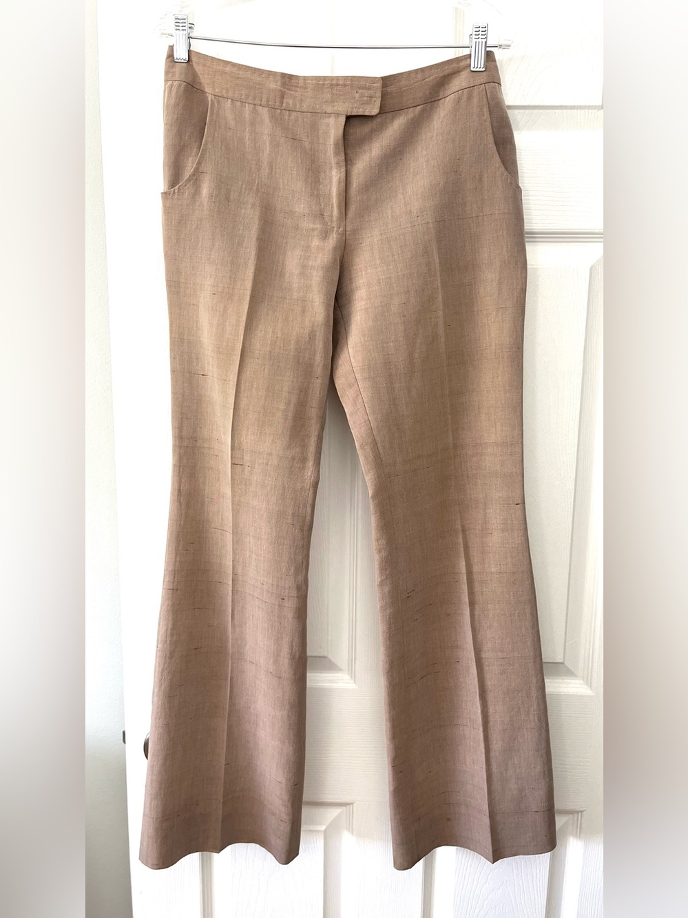 Vintage Stella McCartney Tailored Silk & Linen Trousers Y2K Size 4/6